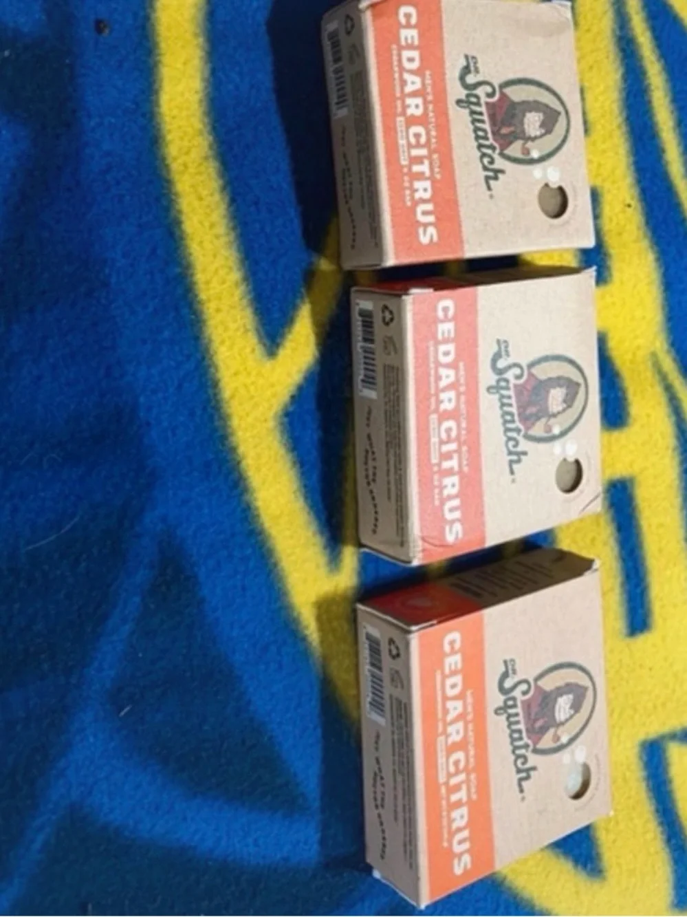 Dr. Squatch Cedar Citrus Soap Bar 3 pack